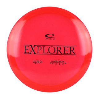 Latitude 64 Disc Golf Opto Explorer Fairway Driver 7/5/0/2 Red/Pink 173g