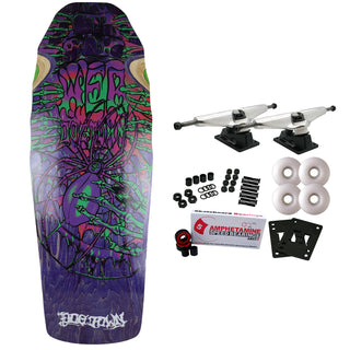 Dogtown Old School Skateboard Complete Web Reissue Purple/White 10.25" x 30.7"