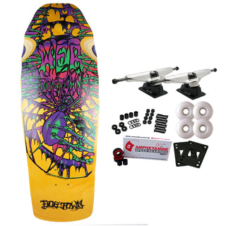 Dogtown Old School Skateboard Complete Web Reissue Orange/Black 10.25" x 30.7"