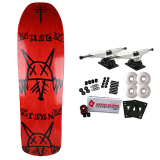 Dogtown Old School Skateboard Complete Rat Face M80 Red 8.87" x 32.25"