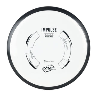 MVP Disc Golf Neutron Impulse Distance Driver 9/5/-3/1 White 164 grams