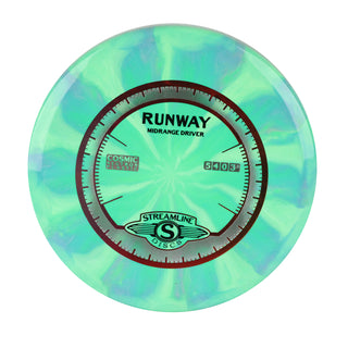 Streamline Disc Golf Cosmic Neutron Runway Midrange 5/4/0/3.5 Green Multi 174g