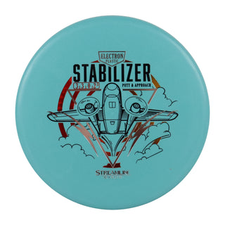 Streamline Disc Golf Electron Stabilizer Putter 3/3.5/0/2.5 Dark Green/Red 173 grams