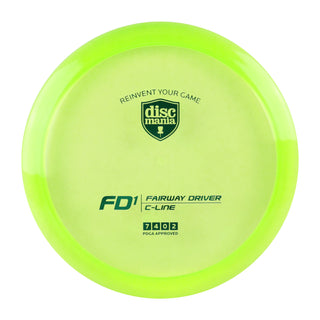 Discmania Disc Golf C-Line FD1 Fairway Driver 7/4/0/2 Green/Green 172 grams