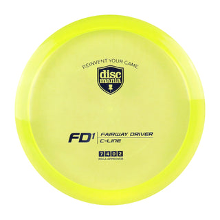 Discmania Disc Golf C-Line FD1 Fairway Driver 7/4/0/2 Yellow/Blue 174 grams