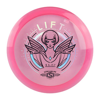 Streamline Disc Golf Proton Lift Distance Driver 9/5/-2/1.5 Clear Pink 167 grams