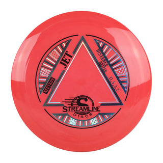 Streamline Disc Golf Neutron Jet Distance Driver 11/5/-3/2 Dark Red/Blue 173 grams