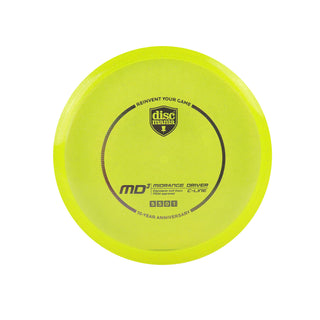 Discmania Disc Golf 10-Year Anniversary Metal Flake C-Line MD3 Heirloom Yellow/Prism 180 grams