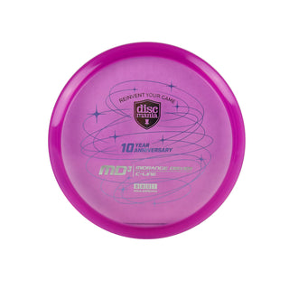 Discmania Disc Golf 10-Year Anniversary C-Line MD3 Revolution Purple/Gold 176 grams