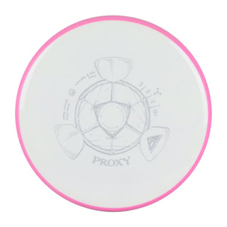 Axiom Disc Golf Neutron Proxy Putter 3/3/-1/0.5 White/Pink 166 grams