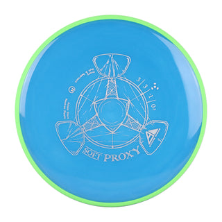 Axiom Disc Golf Neutron Proxy Soft Putter 3/3/-1/0.5 Blue/Green 172 grams