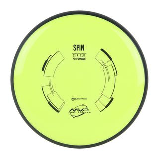MVP Disc Golf Neutron Spin Putter 2.5/4/-2/0 Yellow 170 grams