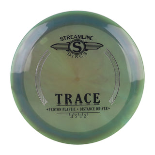 Streamline Disc Golf Proton Trace Distance Driver 11/5/-1/2 Dark Blue Green 174 grams