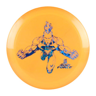 Discraft Disc Golf Big Z Force Distance Driver 12/5/0/3 Orange/Blue Distortion 173-174g