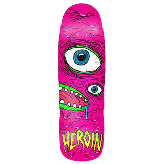 Heroin Skateboard Deck Pink Mutant 9.5" x 32"
