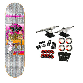 Heroin Skateboard Complete Aaron Wilson Hellscape 8.5" x 32"