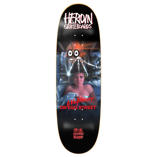 Heroin Skateboard Complete Nightmare on Egg Street 9.875" x 33"