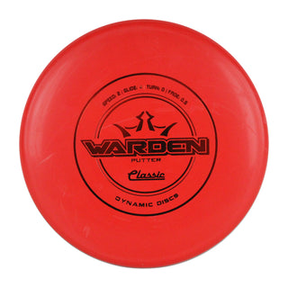 Dynamic Disc Golf Classic Warden Putter Red 173 Grams