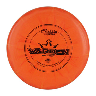 Dynamic Disc Golf Classic Blend Burst Warden Putter Red 173 Grams