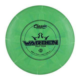 Dynamic Disc Golf Classic Blend Burst Warden Putter Green/Green 173 Grams