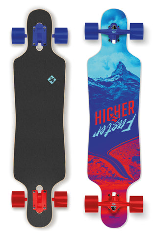Street Surfing Longboard Higher Faster Drop Through 9.5" x 39"