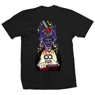 Heroin Skateboards Shirt Bat Egg Black