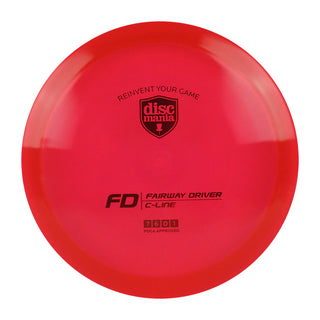 Discmania Disc Golf Originals C-Line FD Fairway Driver 7/6/0/1 Red/Red 176 grams