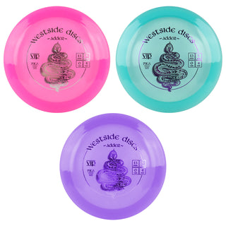 Westside Disc Golf VIP Adder Distance Driver 13/5/0/4 - Choose Exact Disc