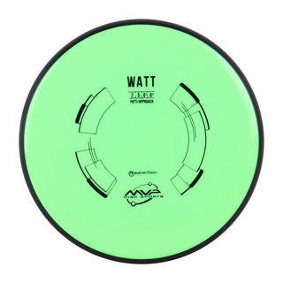MVP Disc Golf Neutron Watt Putter 2/5/-0.5/0.5 Green 172 grams