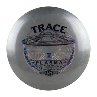 Streamline Disc Golf Plasma Trace Distance Driver 11/5/-1/2 Grey/Blue Purple 174 grams