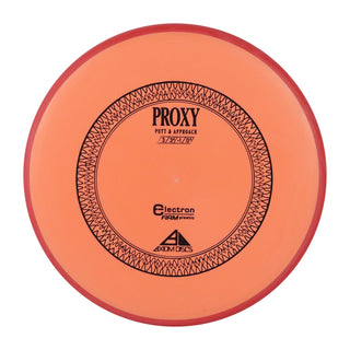 Axiom Disc Golf Electron Proxy Firm Putter 3/3/-1/0.5 Orange/Red 174 grams