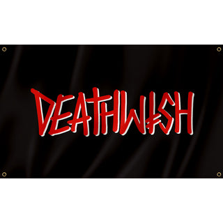 Deathwish Skateboard Shop Banner - Deathspray Logo Flag - Cloth 36" x 60"