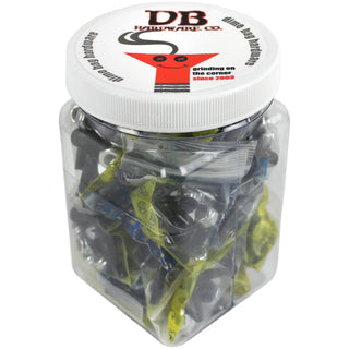 Dime Bag Hardware 1" Phillips Black 25 Sets