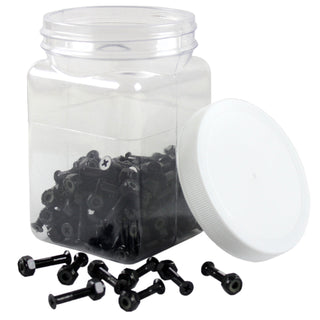 Dime Bag Hardware 1" Phillips Black 100pcs Loosies