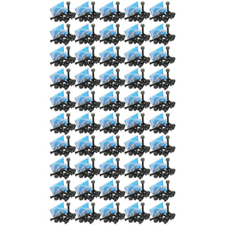 Dime Bag Hardware Shop Display 1 1/2" Phillips Black 50 Sets