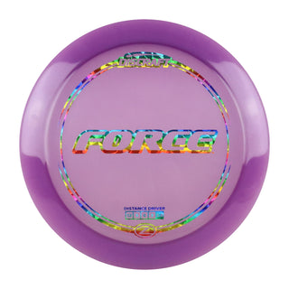 Discraft Disc Golf Z Line Force Distance Driver 12/5/0/3 Purple/Rainbow Shatter 173-174g