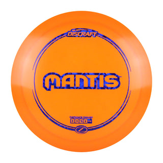 Discraft Disc Golf Z Line Mantis Distance Driver 8/4/-2/2 Orange/Navy 170-172g