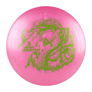 Discraft Disc Golf Big Z Heat Distance Driver 9/6/-3/1 Pink/Green 160-163g