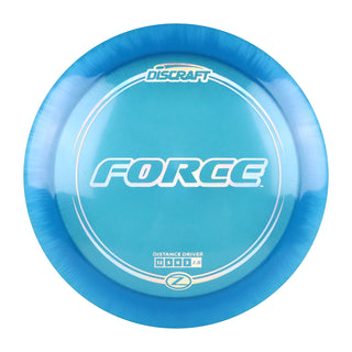 Discraft Disc Golf Z Line Force Distance Driver 12/5/0/3 Blue/Gold Holo 173-174g