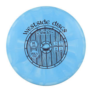 Westside Disc Golf Putter BT Hard Burst Shield 3/3/0/1 Blue/Orange 173 grams