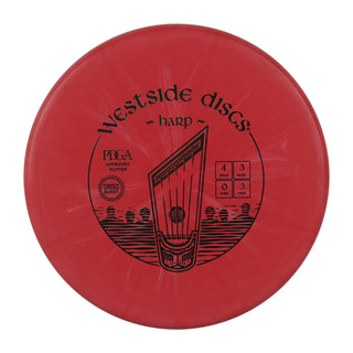 Westside Disc Golf Harp Putt and Approach Origio Burst Red/Green 176 grams