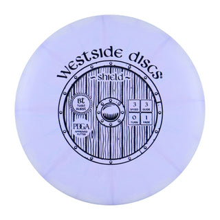 Westside Disc Golf BT Hard Burst Shield Putter 3/3/0/1 Lavender/Blue 175 grams