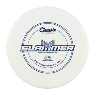 Dynamic Disc Golf Classic Blend Sockibomb Slammer Putter 3/1/0.5/4 White/Blue 175 grams