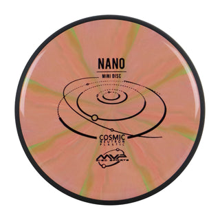 MVP Disc Golf Nano Mini Marker Cosmic Neutron Mostly Orange (Assorted)