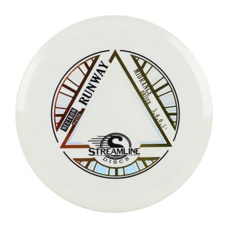 Streamline Disc Golf Neutron Runway Midrange Driver 5/4/0/3.5 White/Gold 176 grams