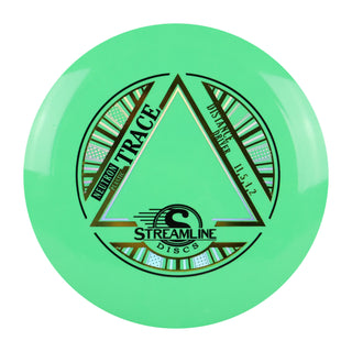 Streamline Disc Golf Neutron Trace Distance Driver 11/5/-1/2 Green/Gold 174 grams