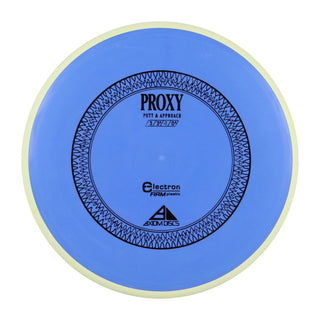Axiom Disc Golf Electron Proxy Firm Putter 3/3/-1/0.5 Blue/Eggshell 169 grams