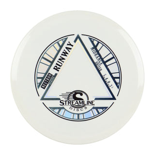 Streamline Disc Golf Neutron Runway Midrange Driver 5/4/0/3.5 White/Blue 176 grams
