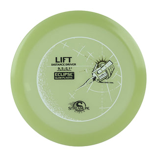 Streamline Disc Golf Eclipse 2.0 Glow Lift Distance Driver 9/5/-2/1.5 Glow/Gold Foil 172 grams