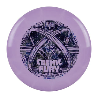 Discmania Disc Golf Cosmic Fury Kyle Klein Lux Vapor Logic Putter 3/3/0/1 Purple/Blue Camo 174 grams